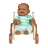 Wooden Doll Wheelchair