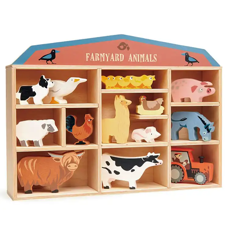 Wooden Farmyard Animals