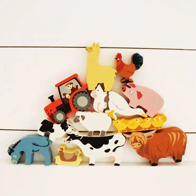 Wooden Farmyard Animals