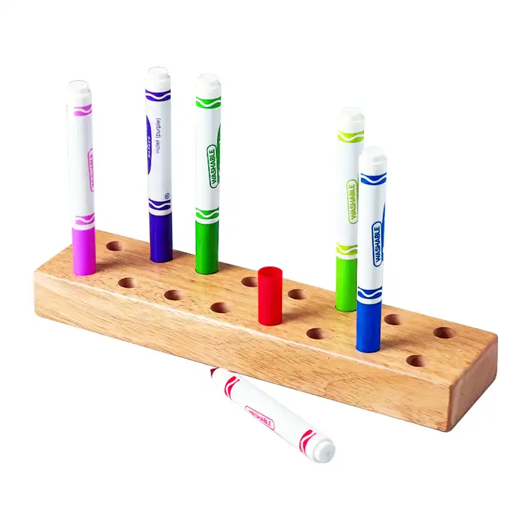 Mark Set Stand Wooden Marker Stand | Becker's School Supplies