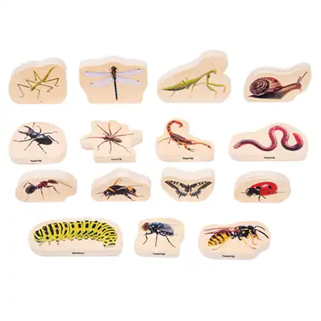 Wooden Photo Critter Blocks