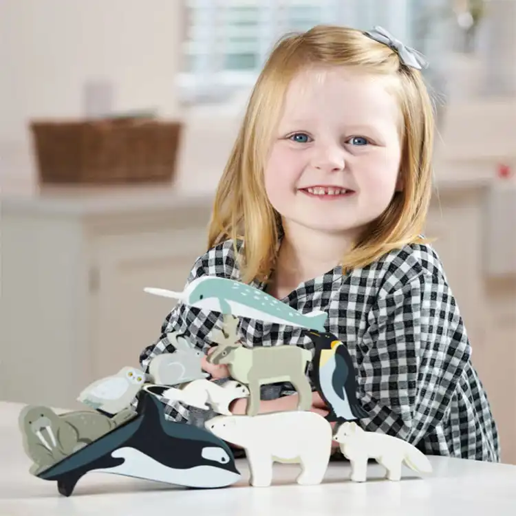 Wooden Polar Animals