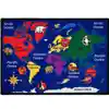 World Explorer Classroom Rug, Rectangle 8'4" x 11'8"