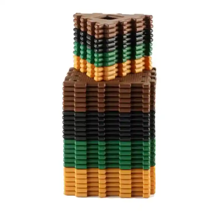 XL Polydron, Natural Colors, 36 Pieces