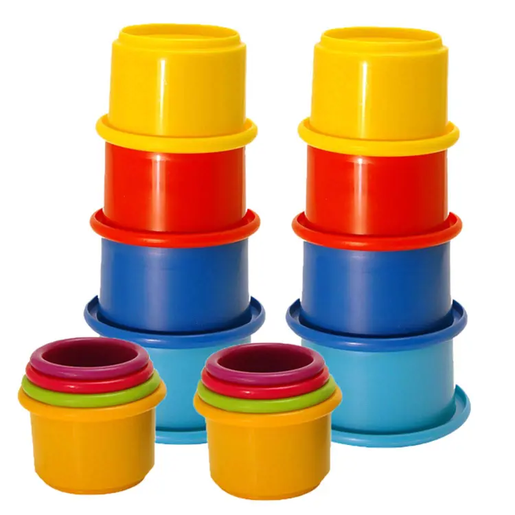 Stacking and Nesting Cups for Infants, Set of 16
