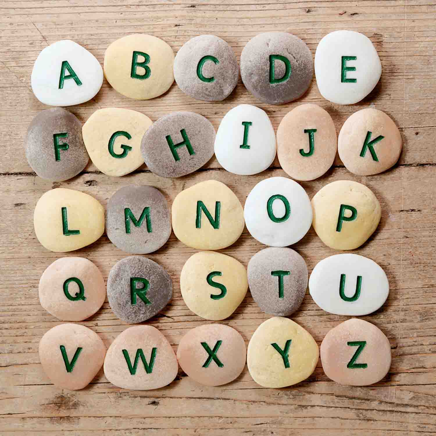 Alphabet Pebble Sets