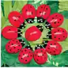 Ladybug Counting Stones