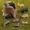 Tree Stump & Forest Animals Set