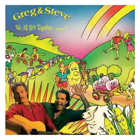 Greg & Steve CDs, We All Live Together Volume 5