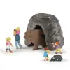 Bear Cave & Wooden Figures Set