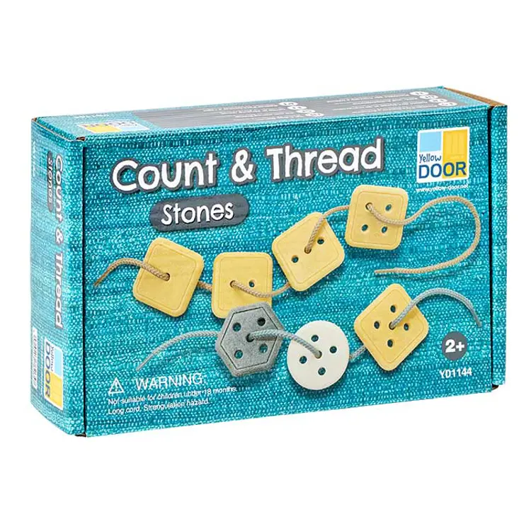 Count & Thread Stones | Becker's School Supplies