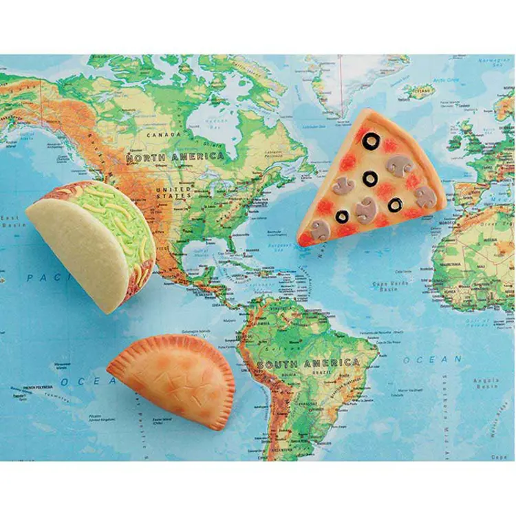 Sensory Play Stones, Foods of the World