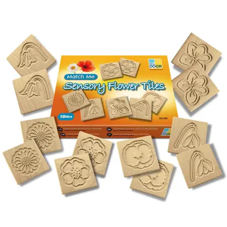 Match Me Sensory Flower Tiles