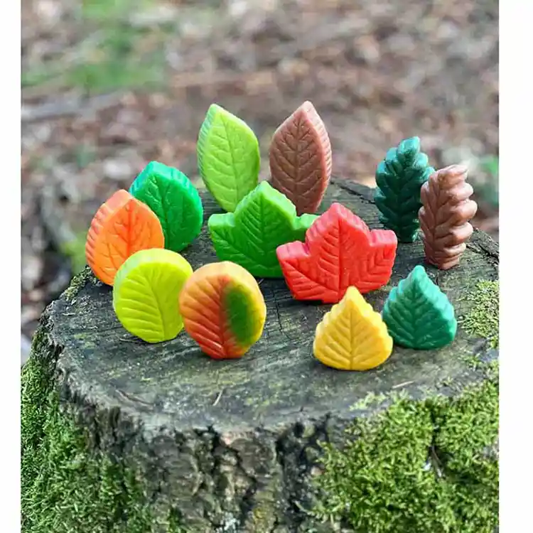 Flowers & Leaves Sensory Play Stones