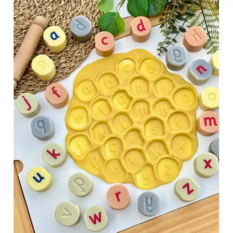 Lowercase Alphabet Stamping Stones