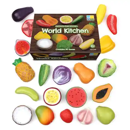 Sensory Play Stones, World Kitchen