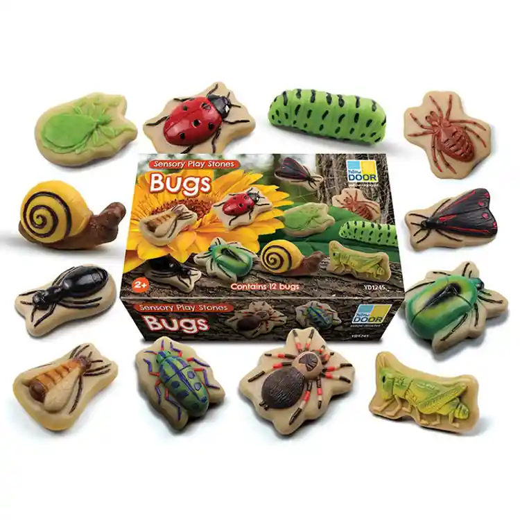 Sensory Play Stones, Bugs
