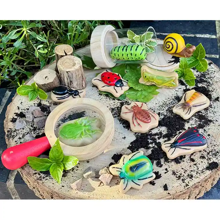 Sensory Play Stones, Bugs