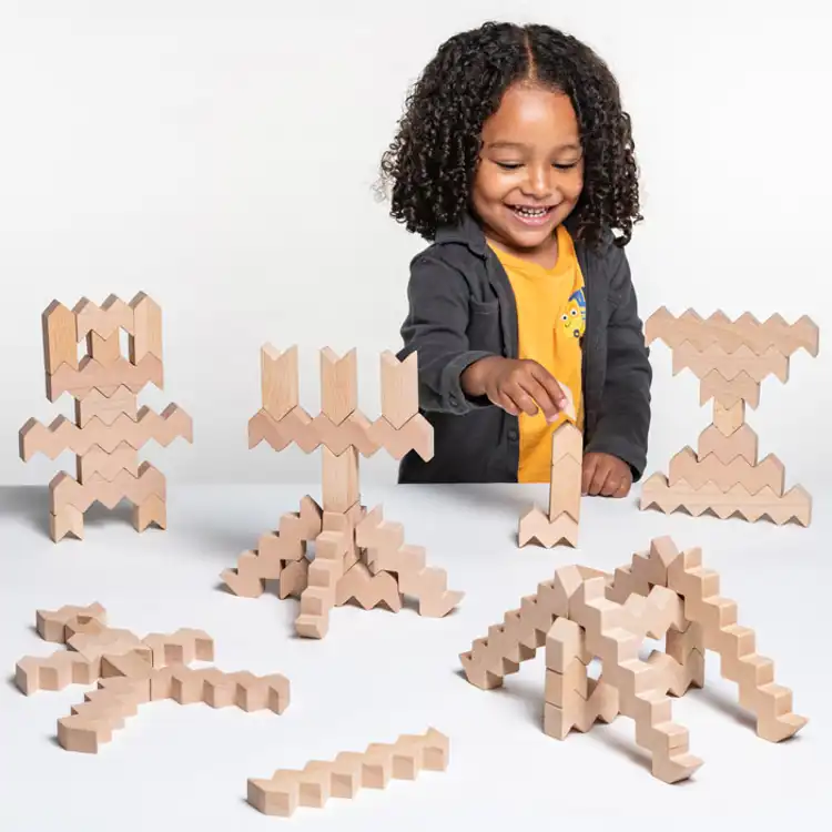 Zig Zag Blocks, 60 pieces