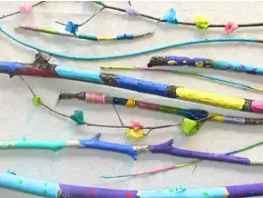 Bright and Beautiful Branches Art Activity