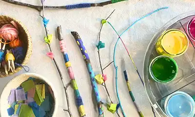 Bright & Beautiful Branches Art Activity