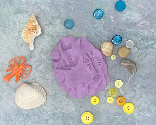 Modeling Dough Prints Process Art Activity