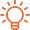 Orange Lightbulb