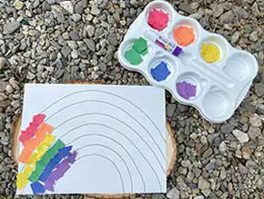 Torn Paper Collages Art Activity