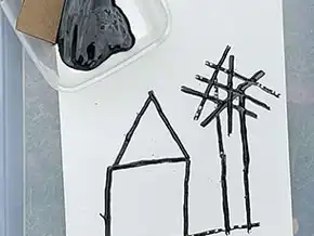 Simple line painting