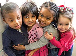 Multicultural preschool students