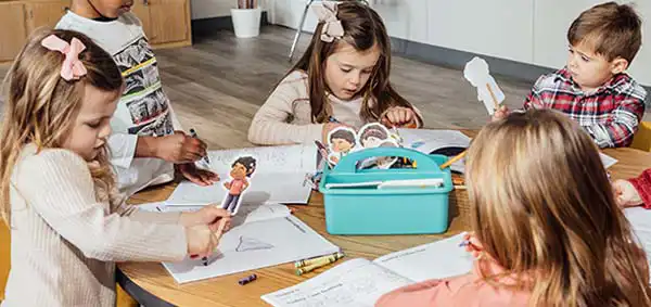 Children using Instill SEL Curriculum