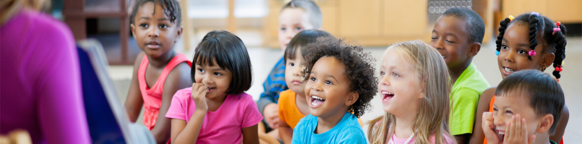 Preschool children at circletime