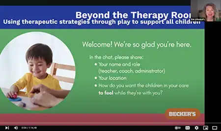 Beyond the Therapy Room Webinar Video