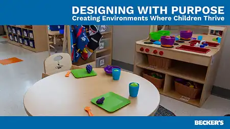 Preschool classroom dramatic play learning center