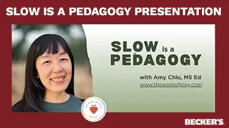 Slow is a Pedagogy Presenter, Amy Chiu